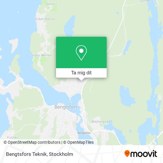 Bengtsfors Teknik karta