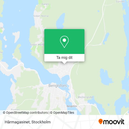 Hårmagasinet karta