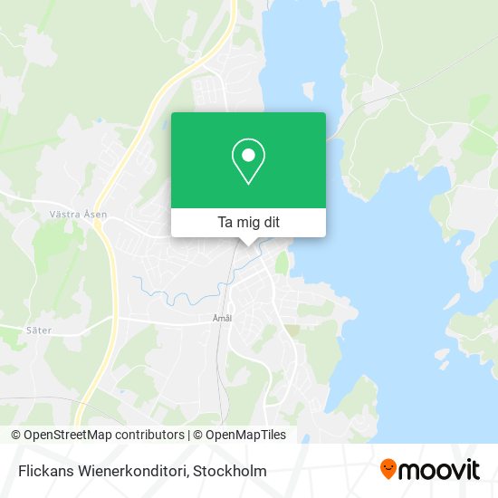 Flickans Wienerkonditori karta