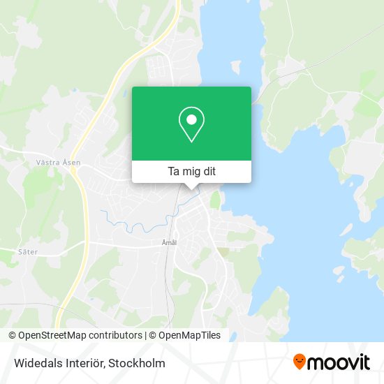 Widedals Interiör karta