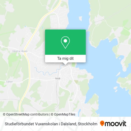 Studieförbundet Vuxenskolan i Dalsland karta