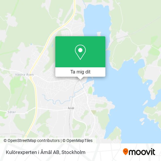 Kulörexperten i Åmål AB karta