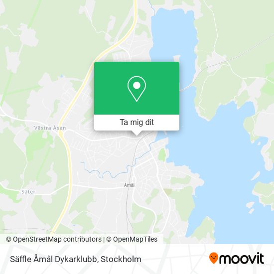 Säffle Åmål Dykarklubb karta