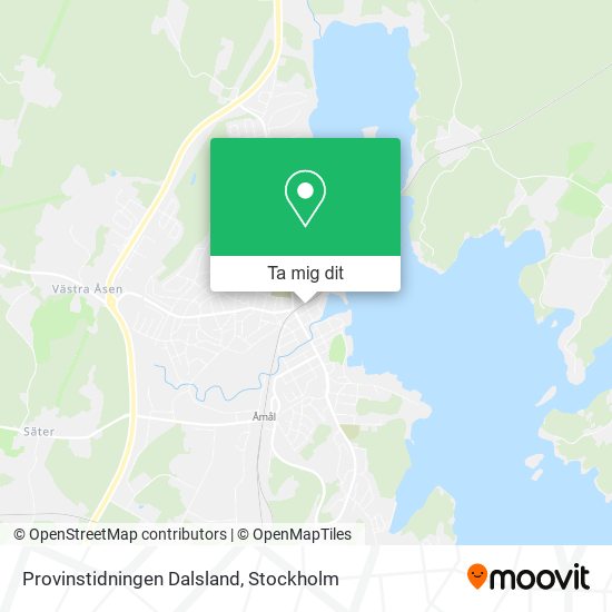 Provinstidningen Dalsland karta