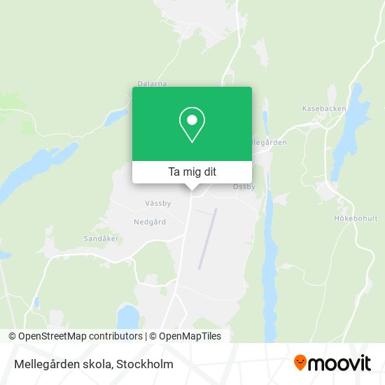 Mellegården skola karta