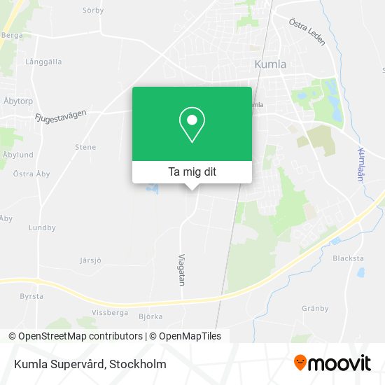 Kumla Supervård karta