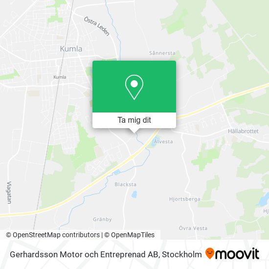 Gerhardsson Motor och Entreprenad AB karta