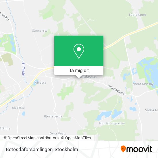Betesdaförsamlingen karta