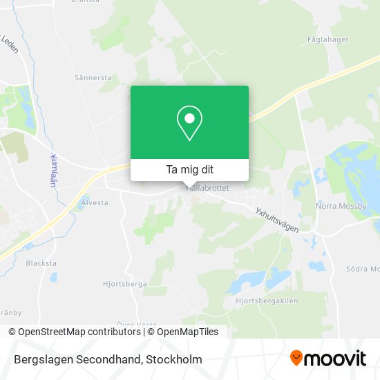 Bergslagen Secondhand karta