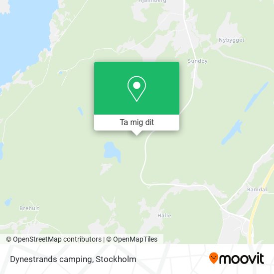 Dynestrands camping karta