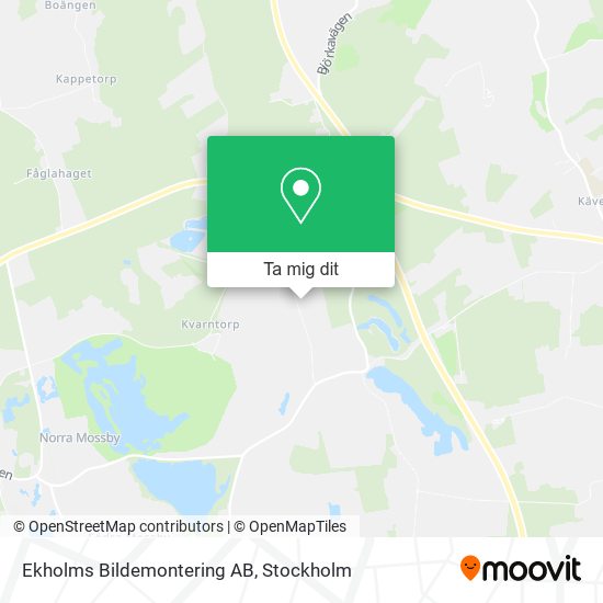 Ekholms Bildemontering AB karta