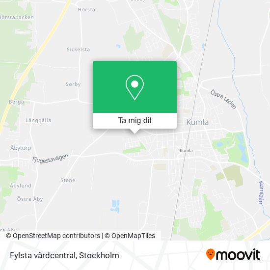 Fylsta vårdcentral karta