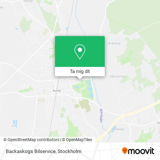 Backaskogs Bilservice karta