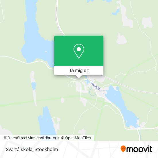 Svartå skola karta