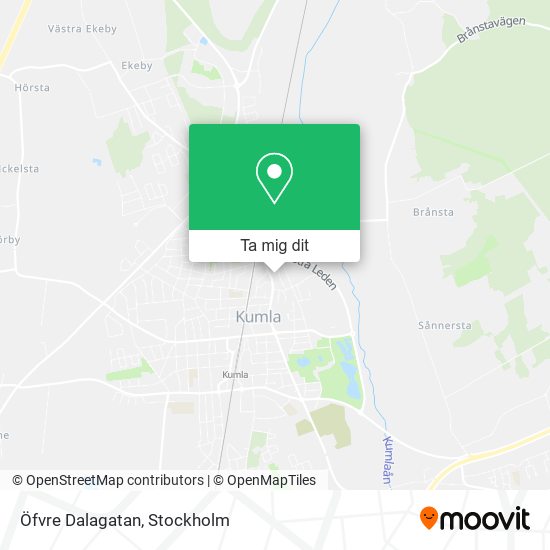 Öfvre Dalagatan karta
