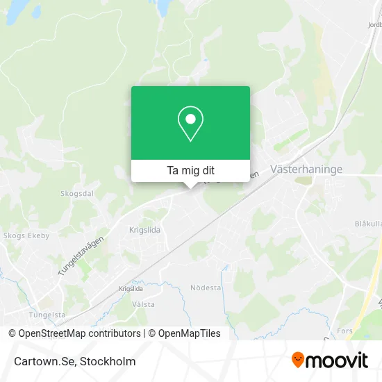 Cartown.Se karta