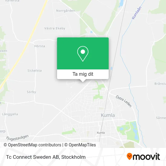 Tc Connect Sweden AB karta