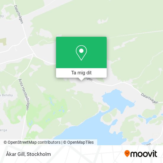 Åkar Gill karta