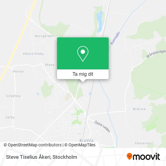 Steve Tiselius Åkeri karta