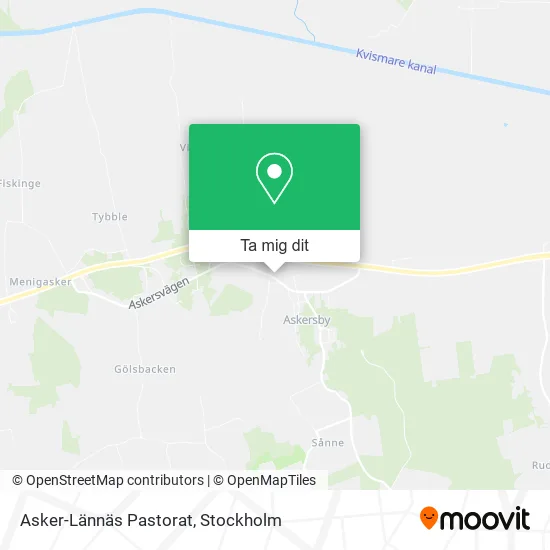 Asker-Lännäs Pastorat karta