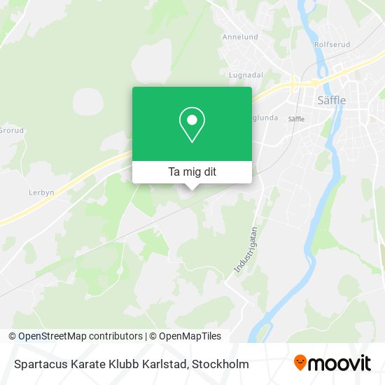 Spartacus Karate Klubb Karlstad karta