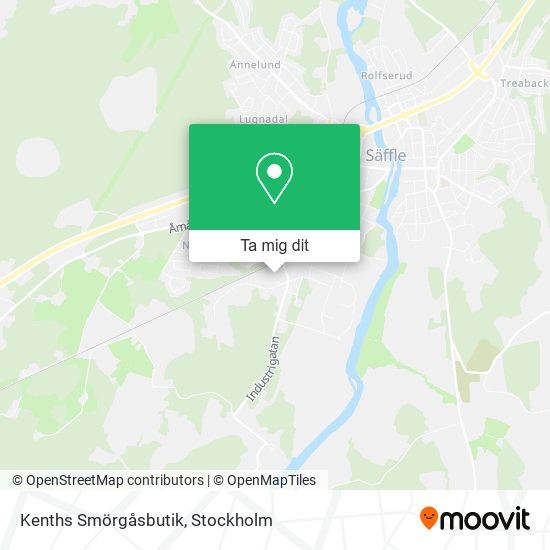 Kenths Smörgåsbutik karta