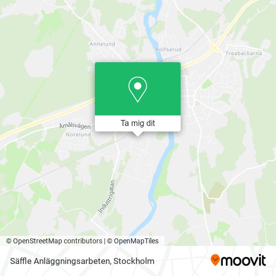 Säffle Anläggningsarbeten karta