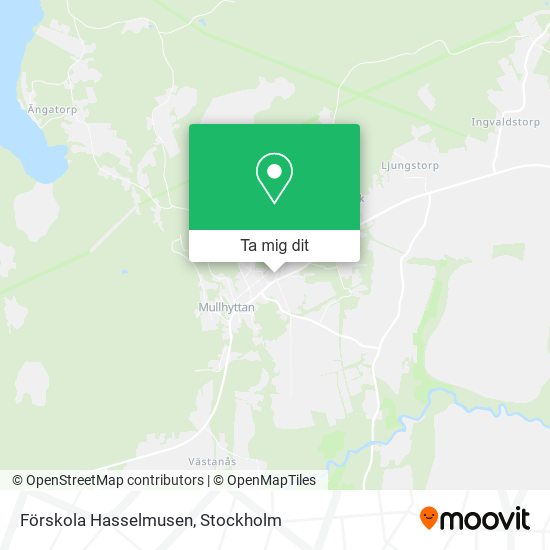 Förskola Hasselmusen karta