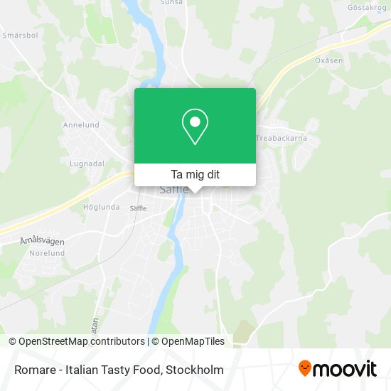 Romare - Italian Tasty Food karta