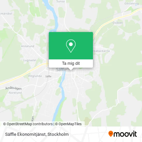 Säffle Ekonomitjänst karta