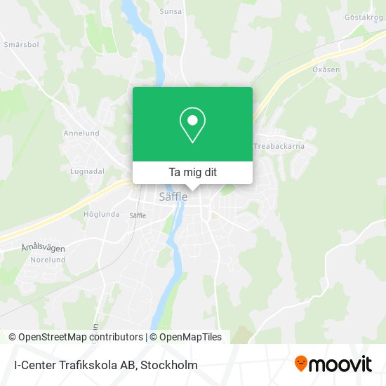 I-Center Trafikskola AB karta