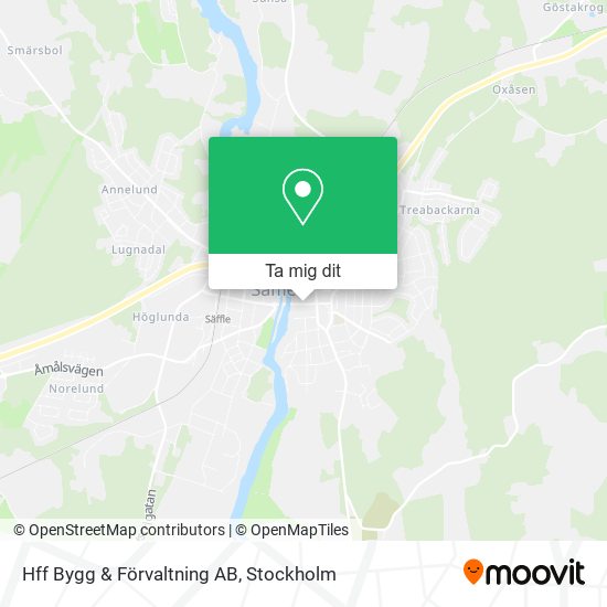 Hff Bygg & Förvaltning AB karta