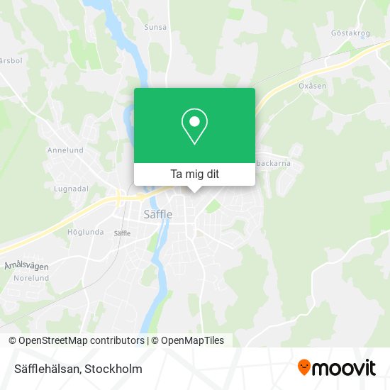 Säfflehälsan karta