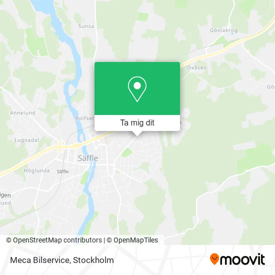 Meca Bilservice karta