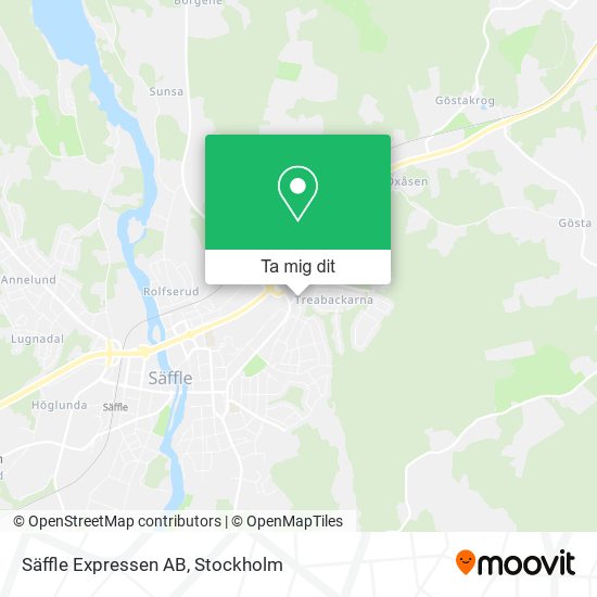 Säffle Expressen AB karta