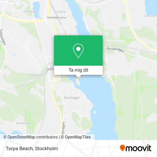 Torpa Beach karta