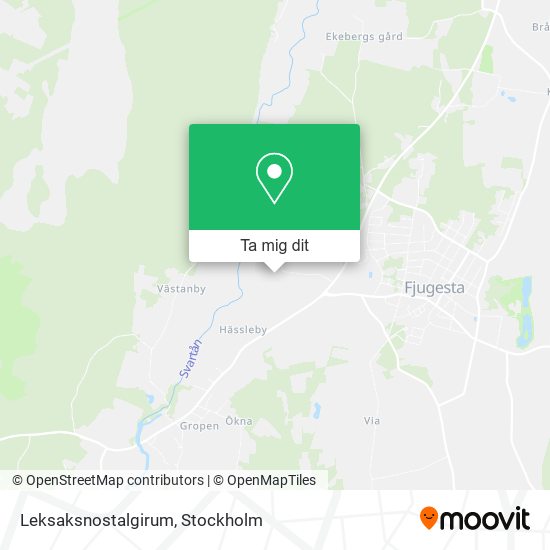 Leksaksnostalgirum karta