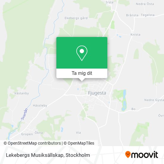 Lekebergs Musiksällskap karta