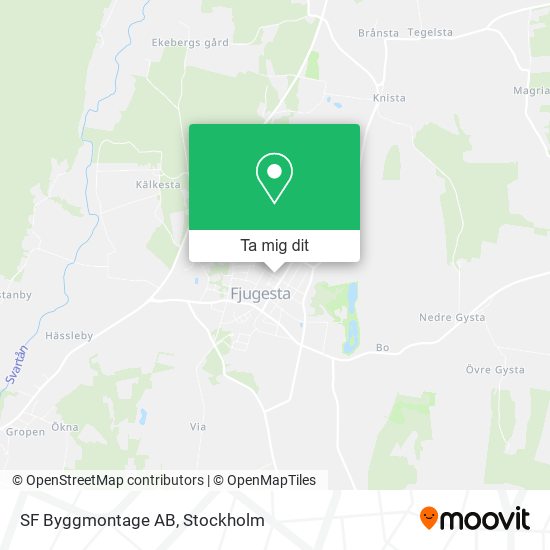 SF Byggmontage AB karta