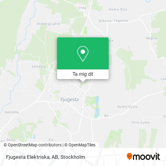 Fjugesta Elektriska, AB karta