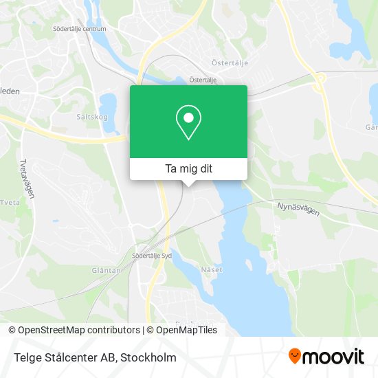 Telge Stålcenter AB karta