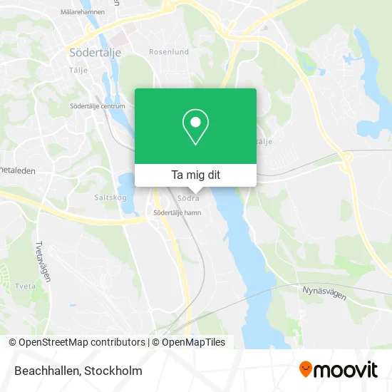 Beachhallen karta