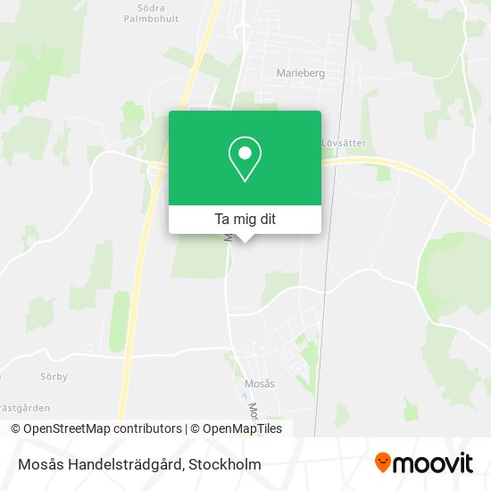 Mosås Handelsträdgård karta