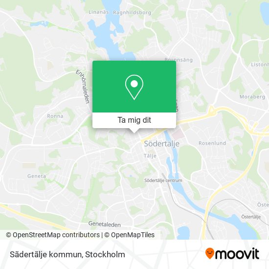 Sãdertãlje kommun karta