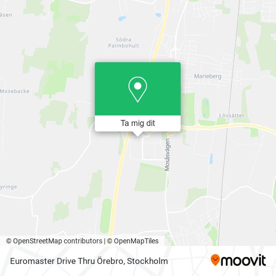 Euromaster Drive Thru Örebro karta