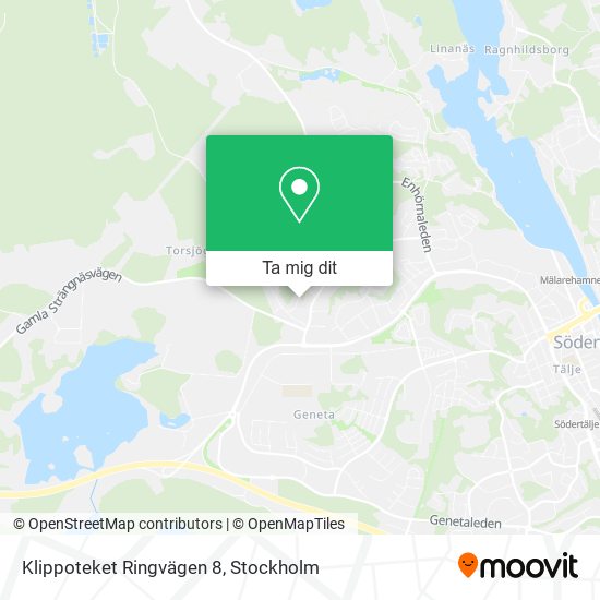 Klippoteket Ringvägen 8 karta