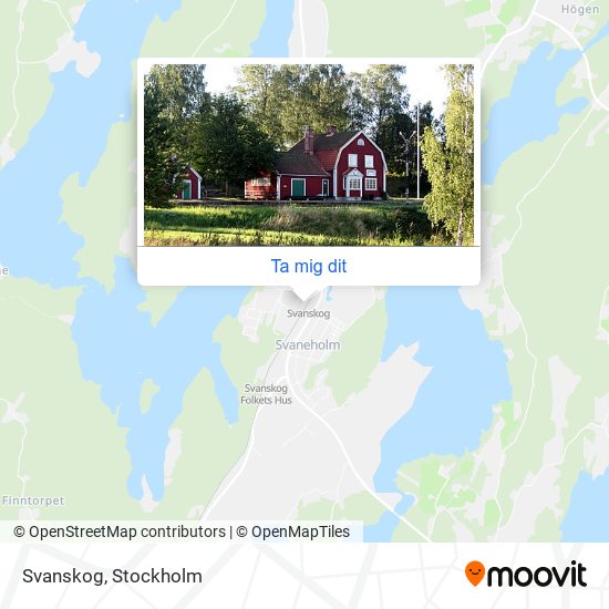 Svanskog karta