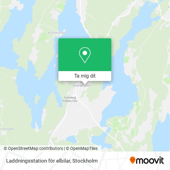 Laddningsstation för elbilar karta