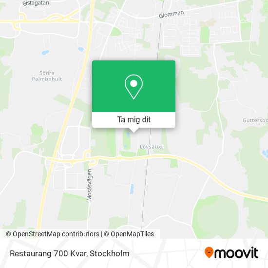 Restaurang 700 Kvar karta
