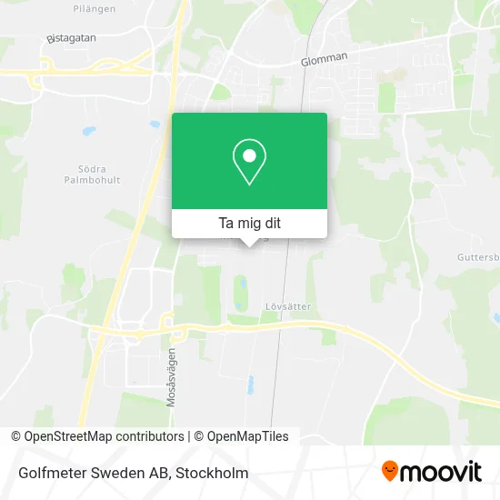 Golfmeter Sweden AB karta